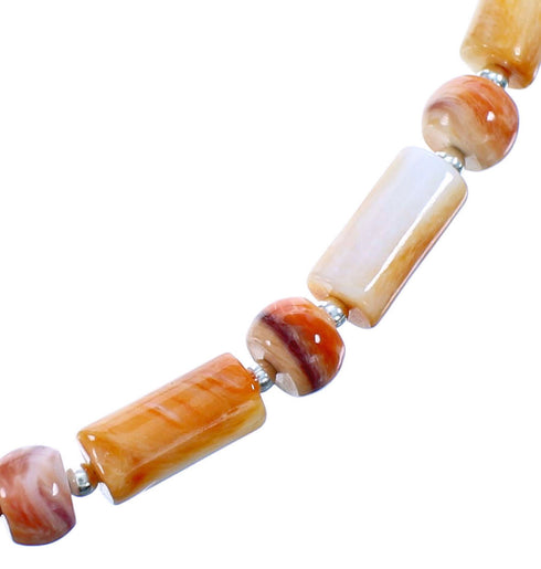 Sterling Silver And Oyster Shell Bead Necklace SX115284